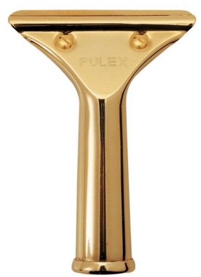 Pulex® Brass Handle For Window Squeegee, Holds Rubber Channels
